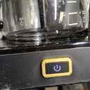 Amaste Coffee Maker, 25 Oz Drip Retro Style Coffee Machine with Glass Coffee Pot with Reusable Coffee Filter & Three Brewing Modes, Warming Plate, CM 1003AE-Black