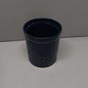 KOOV Kitchen Utensil Holder, Large Ceramic Utensil Crock, Deep and Stable, Utensils Caddy Texture Series (Dark Blue)