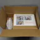 Battery Operated Wall Sconces Set of Two, Wireless Battery Wall Light with 10000mAh RGB Dimmable Magnetic Bulb and Remote, Rechargeable Sconce Wall Decor for Bedroom Living Room Hallway (Brass)