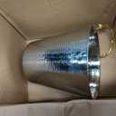 Elegance Golden Vine Wine/Ice Bucket, Silver/Gold, 8 inches