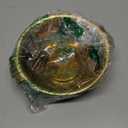 PARIJAT HANDICRAFT Ethnic Design Decorative Brass Urli Traditional Bowl Showpiece 4 Inch Width, Golden