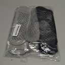 unenow Unisex Non Slip Grip Socks with Cushion for Yoga Pilates Barre Home & Hospital (Medium, 4 Pairs-2 Black/Dark Grey/Light Grey)