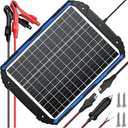 SUNER POWER 25W 12V Solar Battery Charger & Maintainer PRO, Built-in Smart MPPT Controller, Waterproof 12 Volt 25 Watt Solar Panel Trickle Charger for Car Marine RV Trailer Boat Automotive