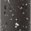 W&P Porter Glass Water Bottle w/Protective Silicone Sleeve | Terazzo Charcoal 20 Ounces | On-the-Go | Reusable Bottle for Coffee, Tea and Water | Portable
