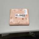 UNIQOOO 3.2 x 3.2 inch Christmas Acrylic Gold Picture Frame Ornaments for Display Picture, 6 Pcs Festive Hanging Decoration, Double-Sided Photo Frames for Holiday, Home, Party, Xmas Tree Decorations