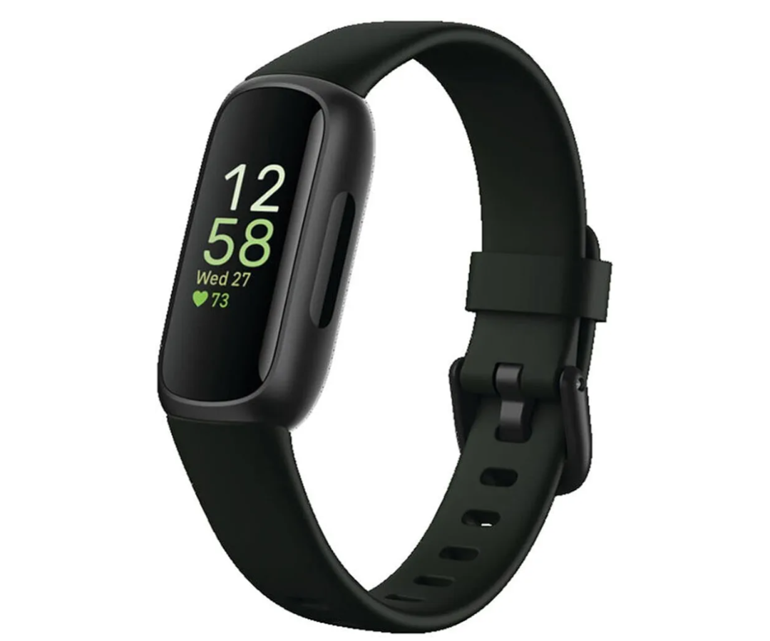 Fitbit Inspire 2 Health &-Fitness-Tracker with Stress Management, Workout Intensity, Sleep Tracking, 24/7 Heart Rate and more, Midnight Zen/Black One Size (S & L Bands Included)