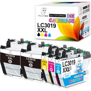 Miss Deer LC3019XXL Ink Cartridges, Replacement for Brother LC3019 LC3019XXL LC3017 High Yield Work for Brother MFC-J5330DW MFC-J6730DW MFC-J6930DW MFC-J6530DW MFC-J5335DW(2BK/C/M/Y)