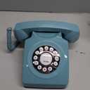 Landline Phones for Home, TelPal Corded Home Phone, Retro Desktop House Phone, Classic Vintage Old Fashion Telephone for Home, Office & Hotel, Red Wired Antique Analog Telephone Gift for Seniors (Blue)