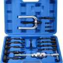 8MILELAKE Blind Inner Bearing Puller, Hole Remover Extractor Set, 16pcs Blind Hole Collet Bearing Race and Seal Puller Extractor Kit, Slide Hammer Tool Set