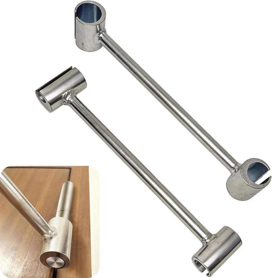 2-Piece Door Hinge Adjustment Tool - Dual - Head Steel Set for Door Gap Adjustment & Door Alignment - Door Hinge Adjuster for Fire & Security Doors