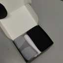 CelerSport 3 Pairs Compression Socks for Men and Women 20-30 mmHg Running Support Socks (Small-Medium, Black + White + Grey)