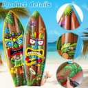 4 Pcs Inflatable Surf Board Inflatable Luau Party Decorations Blow up Surfboard