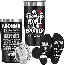 My Favorite People Call Me Brother Funny Stainless Steel Insulated Tumbler