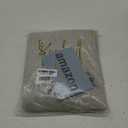 KOUFALL Taupe Back Tab Linen Blackout Curtains for Living Room 52x63 Inches Long