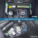 Capacity Upgrade Gear Shift Center Console Organizer Compatible with Jeep Gladiator JT 2020-2025 2026 and Jeep Wrangler JL/JLU 2018-2023 2024 2025 2026 Accessories Interior Storage Hook Box Tray