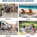 COZYLOOM Outdoor Plastic Straw Rug 9x12 UV Resistant Waterproof Patio Rug, Reversible RV Camping Mat with Portable Bag & 4 Stakes, Modern Bordered Outdoor Carpet for Balcony Deck Yard, Dusty Taupe