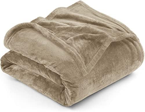 Blanket Queen Size Camel 300GSM Luxury Fuzzy Soft Anti-Static Microfiber Bed Blanket (90x90 Inch) Blanket Queen Size Camel 300GSM Luxury Fuzzy Soft Anti-Static Microfiber Bed Blanket (90x90 Inch)