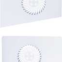 Replacement Top Cover Plates for PS5 Slim Console Disc&Digital Edition,Upper Cover Plates Side Shell Ventilated Dustproof Faceplate for PS5 Slim Accessories, 24x18x4.5cm, White