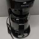 Mueller 12-Cup Drip Coffee Maker - Borosilicate Carafe, Auto-Off, Reusable Filter, Anti-Drip, Keep-Warm Function, Clear Water Level Window Coffee Machine, Kitchen Essentials & Accessories (Black)