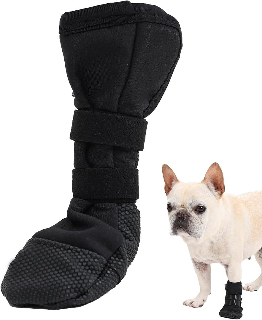 ETIAL Dog Paw Wound Recovery Boot, Breathable Dog Bootie for Injured Paw, Anti-Slip Dog Shoe with Self-Adhesive Strap, Dog Paw Protector for Outdoor Walking & Keep Dogs from Licking Wounds (XL)