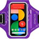Pixel 9 Pro XL, 8 Pro Armband, JEMACHE Gym Running Workouts Phone Arm Band for Google Pixel 9 Pro XL, 8 Pro, 7, 7 Pro, 6, 6 Pro with Card Holder (Green)