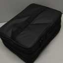 Miniature Storage Carrying Figure Bag -108 Slot Figurine Minature Carrying Case Compatible with D&D and More(Bag Only) (Black)