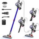 Corded Stick Vacuum Cleaner, 25Kpa Powerful Stick Vacuum, 2 in 1 Vacuum Cleaners,1.2 L Dust Cup, Corded Handheld Vacuum Pet for Hair, Short-Pile Carpet, Hard floor (Dark Blue)