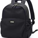 GOLF QUALITY Mini Backpack for Women Small Backpack Purse Cute Stylish Lightweight Daypack for College Work Travel Party, 12.9Inch, Classic Black