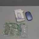 Case with Keyboard Mouse for iPad A16 11th 10th Generation 11/10.9 inch,Rainbow Backlit Detachable Keypad Rotatable Magnetic Cover with Pencil Holder for iPad 11 2025 10 Gen 2022 Blue