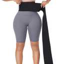FeelinGirl Waist Trainer for Women Bandage Wrap Trimmer Belt Long Torso Tummy Wraps Belly Body Shaper Waist Trimmer Belt, One Size