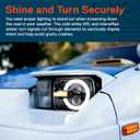 TRUE MODS 5x7 7x6 Inch H6054 Black LED Headlights H4 Sealed Beam Replacement Lamp for Jeep Wrangler YJ Cherokee XJ [DOT Approved] Ford Econoline Chevy Express GMC Savana TOYOTA Pickup Nissan D21 Dodge