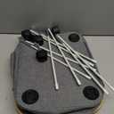 SpaceAid Laundry Hamper with Wheels and Lid, 26 Gal (100L) Rolling Clothes Basket with Bamboo Handle, Large Laundry Hamper for Bedroom, Bathroom, Dorm, Laundry Room  Grey