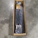 Lyromix 16FT Outdoor Trampolines for Kids and Adults, Pumpkin Trampolin with Curved Poles, Recreational Trampolin with Basketball Hoop and Safety Enclosure Net for Kids and Adults (Black)