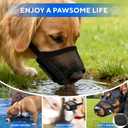 Evollax Dog Muzzle Medium Sized Dogs - Soft Muzzle for Medium Sized Dog with Air Mesh | Adjustable Mussle to Stop Biting Barking and Chewing | Allows Panting and Drinking