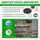 0887728 Repair Kit Replace for Watts 1-Inch 800M4 Total Repair Kit, RK 800M4-T 1" Total Rebuild Kit Fit for 1" 800M4 and 800M4-FR Series Pressure Vacuum Breaker