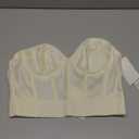 Dominique Noemi Womens Backless Strapless Longline Bustier Bridal Bra #6377 - Full Support, Shaping Bra - Lingerie for women (34C, Ivory)