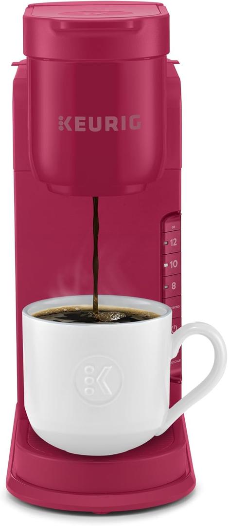 Keurig K-Express Single Serve K-Cup Pod Coffee Maker, 3 Brew Sizes, Strong Button Feature, 42oz Removable Reservoir, Island Berry 