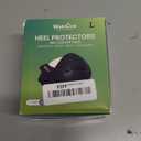 Plantar Fasciitis Gel Heel Protectors - (2 Pairs) Welnove Heel Cups for Women Men Heels Spur Pain Relief - Heel Inserts Pads for Achilles Tendonitis Dry Cracked Heel Support Cushion (Size L)