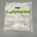 PRETTYGARDEN Women's 2 Piece Shorts Sets Casual Summer 2025 Short Sleeve Striped Sweater Set Matching Beach Vacation Outfit (White, XL)