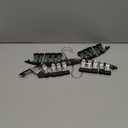 Hat Hangers for Closet, Metal 2 Pack Hat Organizer Holder for Hanger Closet Display, Hat Racks for Baseball Caps w/10 Clips, Hat Holder for Ball Caps & Accessories, for Men Women, Black