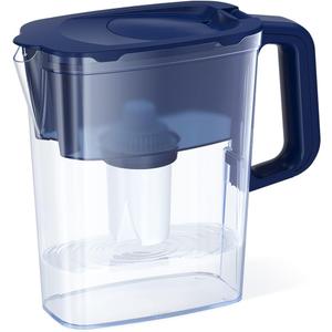 AQUAPHOR Water Filter Pitcher Compact 5 Cup with 1 x B15 Filter - Dark Blue