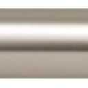 Ivilon Side Window Curtain Rod - End Cap Style Design 1 Inch Pole. 16 to 28 Inch Color Satin Nickel