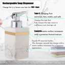 Automatic Soap Dispenser, Touchless Smart Foam Soap Dispenser for Kitchen and Bathroom, USB Rechargeable, 7.6oz/225ml, Hands-Free Dish & Hand Soap Dispenser