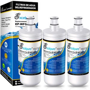 3US-AF01 Under Sink Water Filter Replacement for Filtrete Standard 3US-AF01 3US-AS01 Whirlpool WHCF-SRC WHCF-SUFC WHCF-SUF 3PACK