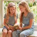 Girls Shirts Short Sleeve V Neck Ribbed Slim Fit Kids Tops Comfy Cute Summer Teen Girl Basic Tees