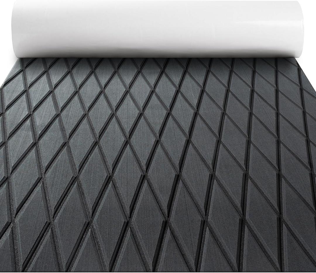 Fullfire Boat Flooring - EVA Foam Boat Decking - Marine Mat Self-Adhesive Flooring Sheet Marine Carpet for Motorboat Yacht Kayak RV