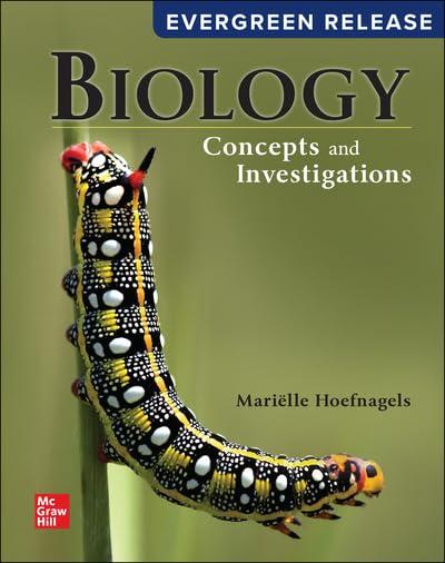 Biology: Concepts and Investigations: 2024/Evergreen Release Loose Leaf – January 1, 2024