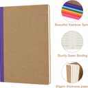 ZCZN 50 Pack Colorful Lined Notebooks Bulk, A5 Journals with 10 Colors, 60 Pages/30 Sheets, 8.3x5.5 Inch, College Ruled Paper, Travel Writing Journal Notebooks for Work,School(50 pack,10 colors)