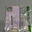 Hython for iPhone 14 Case & iPhone 13 Case Cute Polka Dot Aesthetic Design Simple Cover 6.1", Thin Slim Anti-Scratch Soft TPU Bumper Shockproof Rubber Protective Phone Cases, Glitter Magnetic Pink