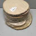 ZOCONE 10 Pcs Large Wood Slices 11-13 Inches Unfinished Rounds, Natural Paulownia Wooden Slices for Centerpieces, Round Wooden Discs Decoration for Rustic Wedding, Wood Centerpieces for Tables